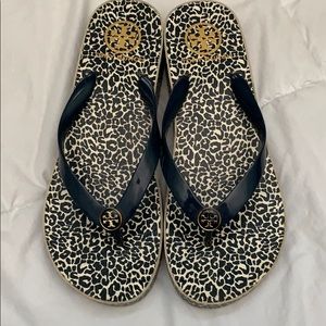 Tory Burch flip flop wedge